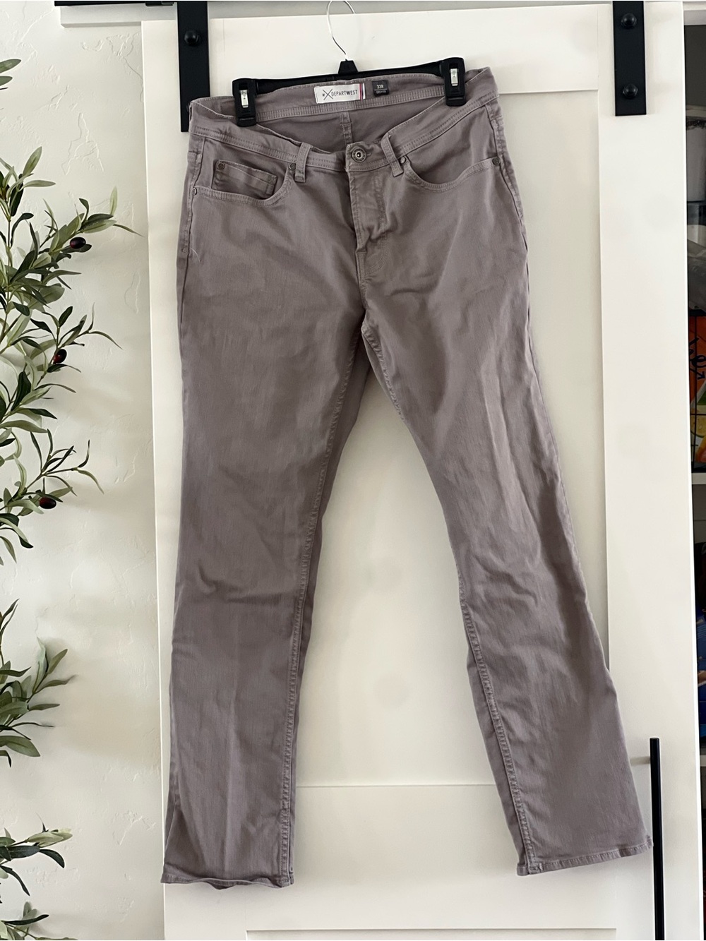 Buckle departwest gray men’s pants